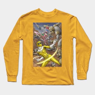 Yellow and Pink Zeo Rangers Long Sleeve T-Shirt